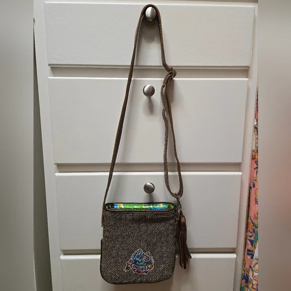 Consuela Crossbody Embroidered Leather Bag - Picture 7 of 7